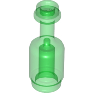 Lego láhev, průhledná zelená (6020220, 6247364)